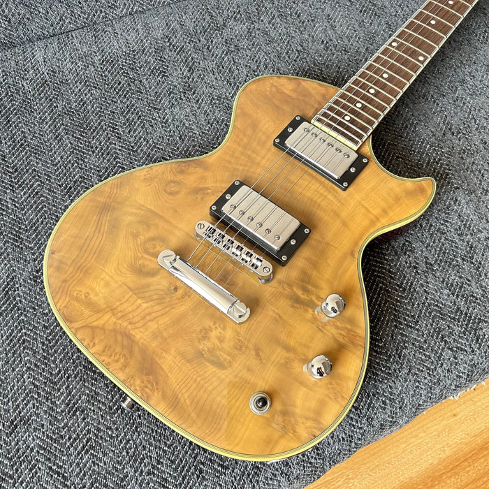 PANGO Music Electric Guitar with Burl Maple Top (YMZ-211)