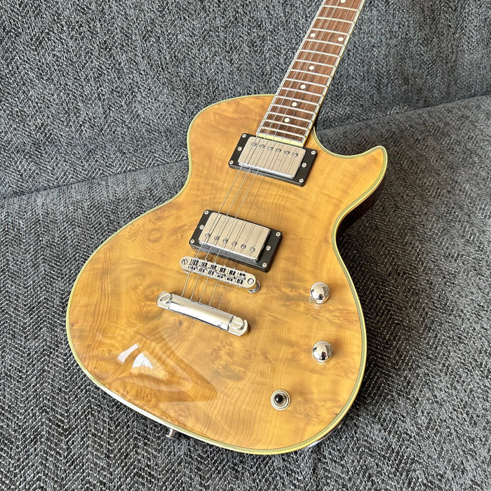 PANGO Music Electric Guitar with Burl Maple Top (YMZ-211)