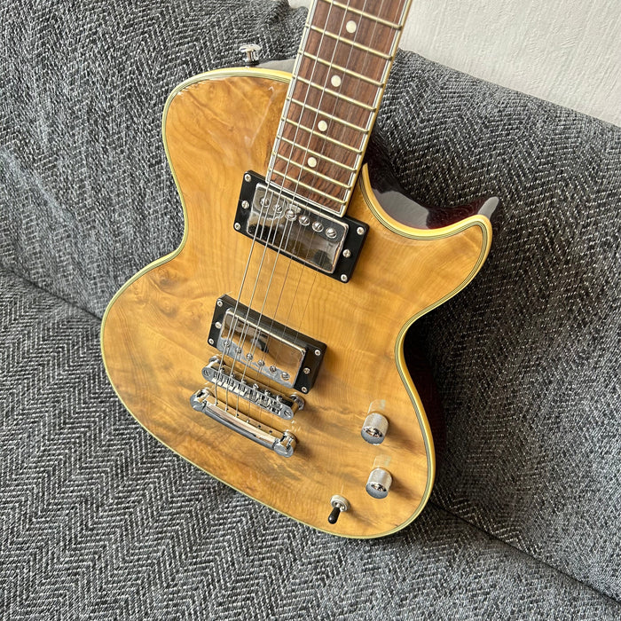 PANGO Music Electric Guitar with Burl Maple Top (YMZ-211)