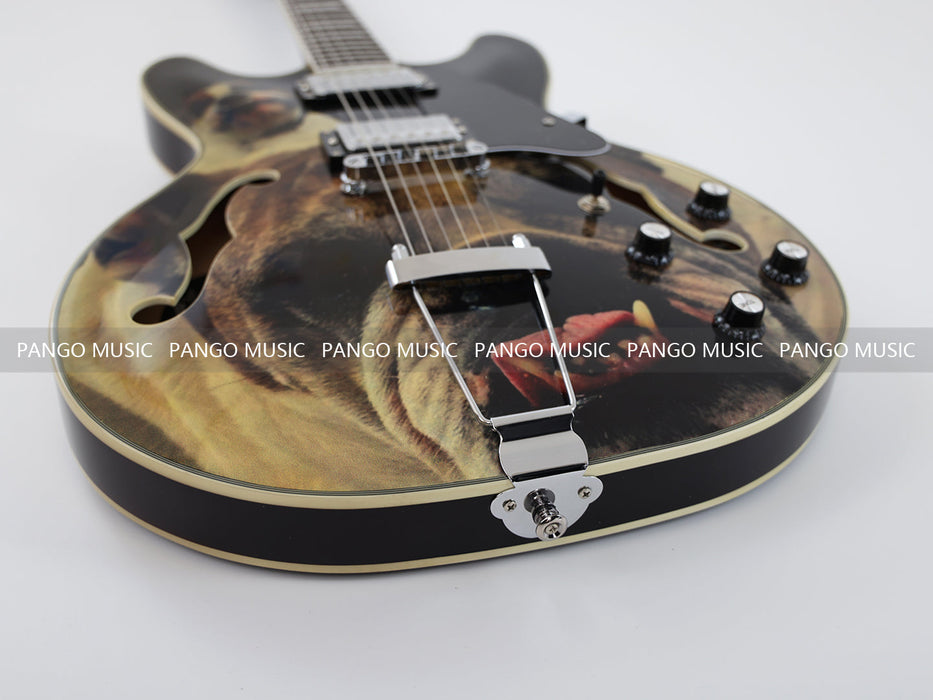 PANGO Music Limited Edition Semi Hollow Electric Guitar (YMZ-213S)