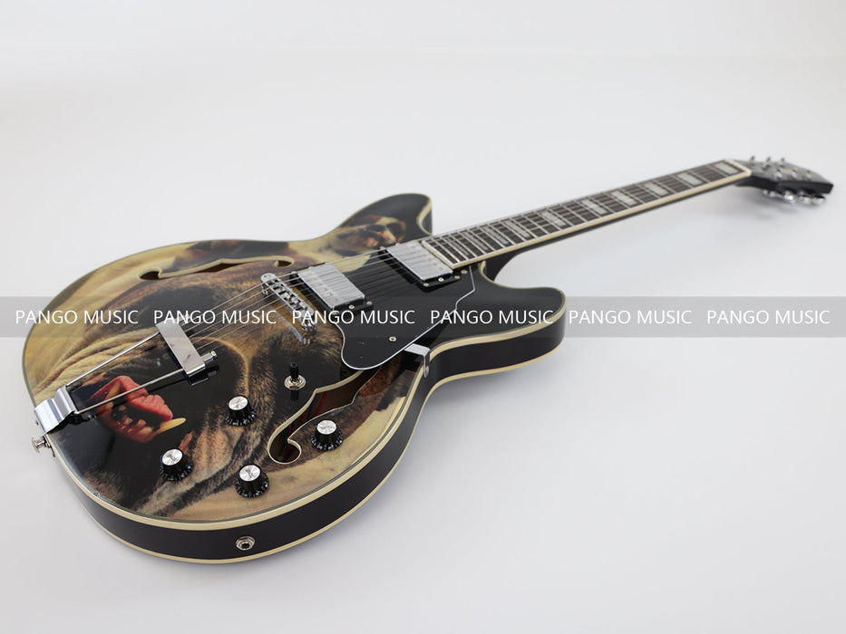 PANGO Music Limited Edition Semi Hollow Electric Guitar (YMZ-213S)