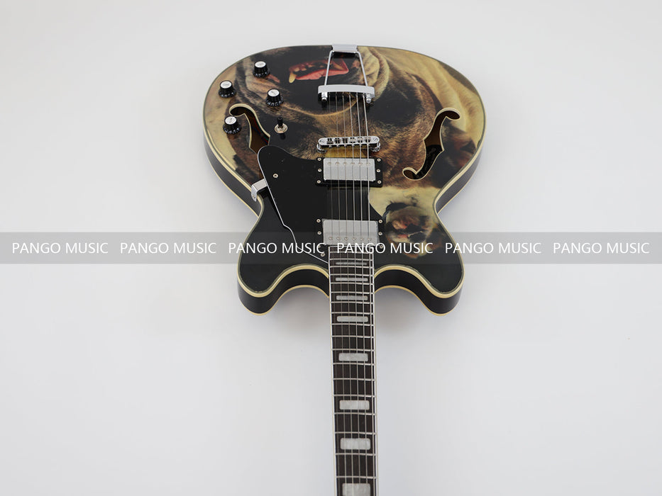 PANGO Music Limited Edition Semi Hollow Electric Guitar (YMZ-213S)