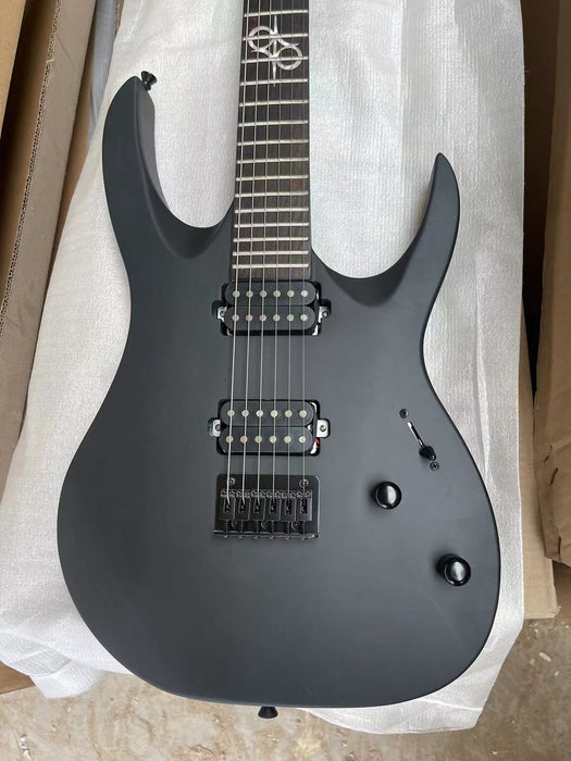 PANGO MUSIC All Black Electric Guitar (ZQN-728)