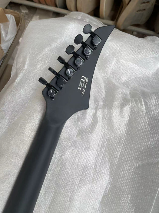 PANGO MUSIC All Black Electric Guitar (ZQN-728)