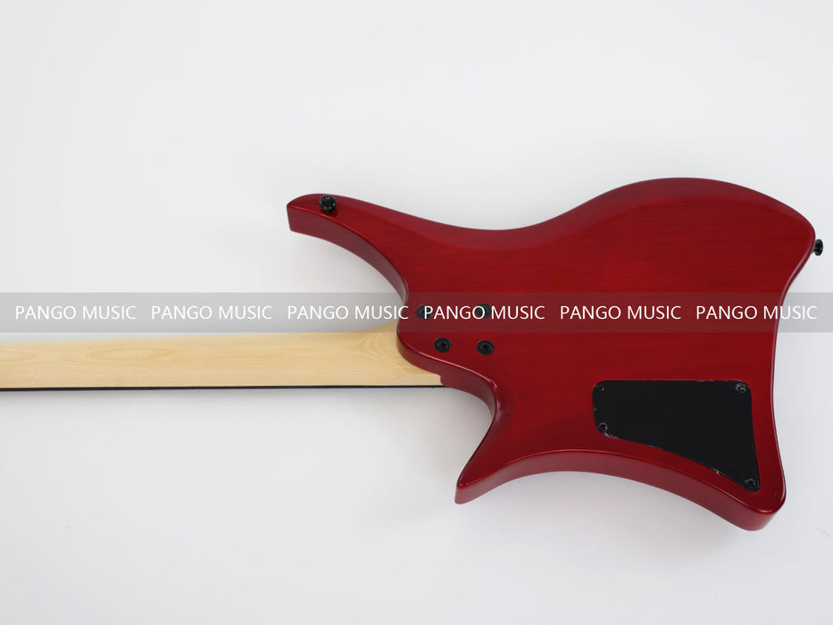 PANGO Music Headless Style Electric Guitar with Flamed Maple Top (PJX-520)