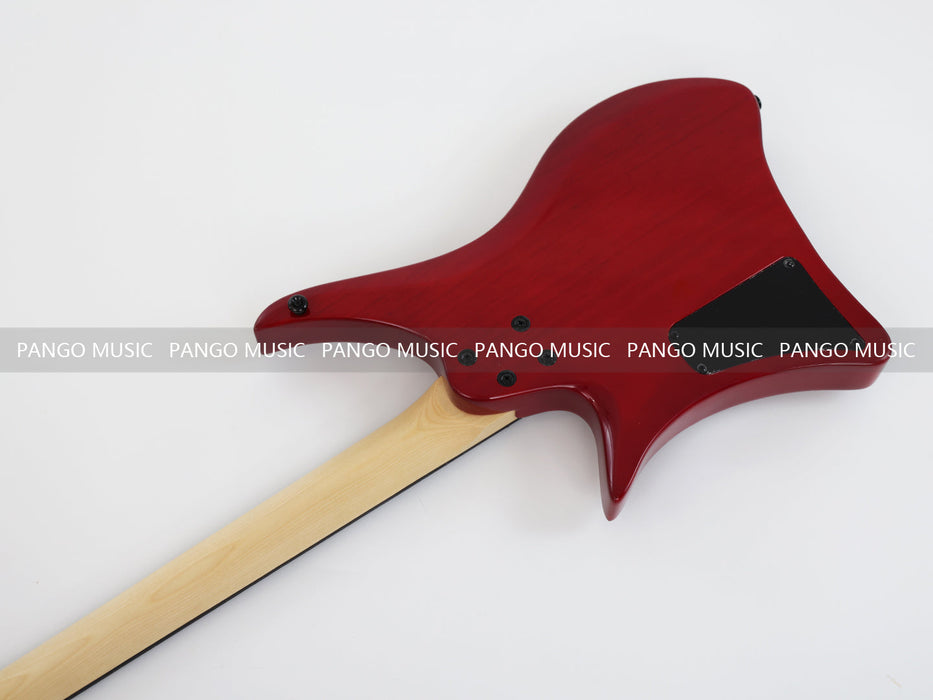 PANGO Music Headless Style Electric Guitar with Flamed Maple Top (PJX-520)