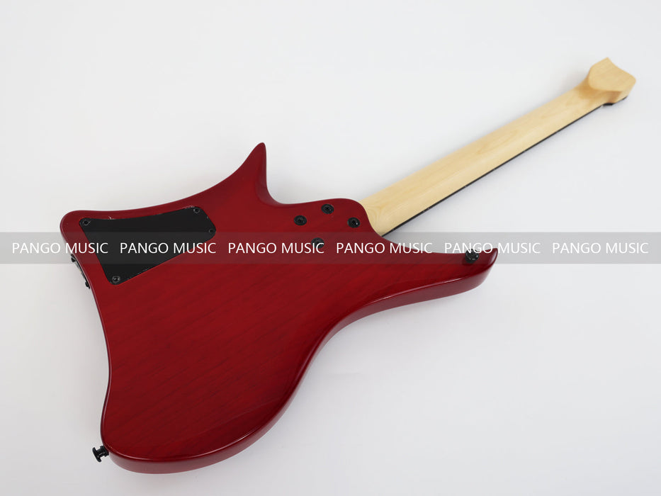 PANGO Music Headless Style Electric Guitar with Flamed Maple Top (PJX-520)