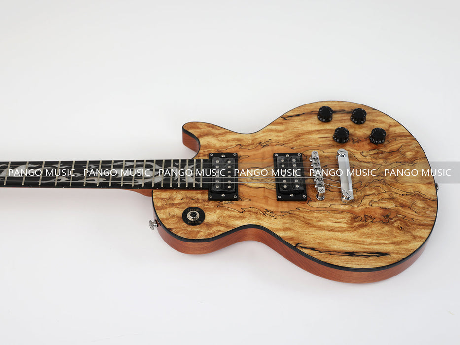 PANGO Music New LP Design Electric Guitar with Spalted Maple Top (PJX-500)