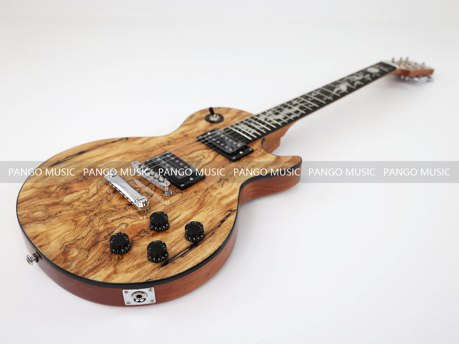 PANGO Music New LP Design Electric Guitar with Spalted Maple Top (PJX-500)