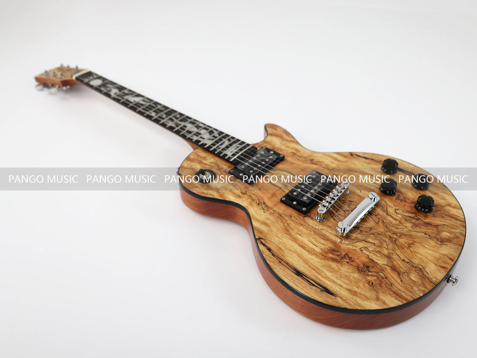 PANGO Music New LP Design Electric Guitar with Spalted Maple Top (PJX-500)