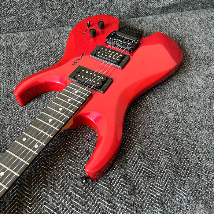 PANGO Music Red Headless Electric Guitar (PMG-003)