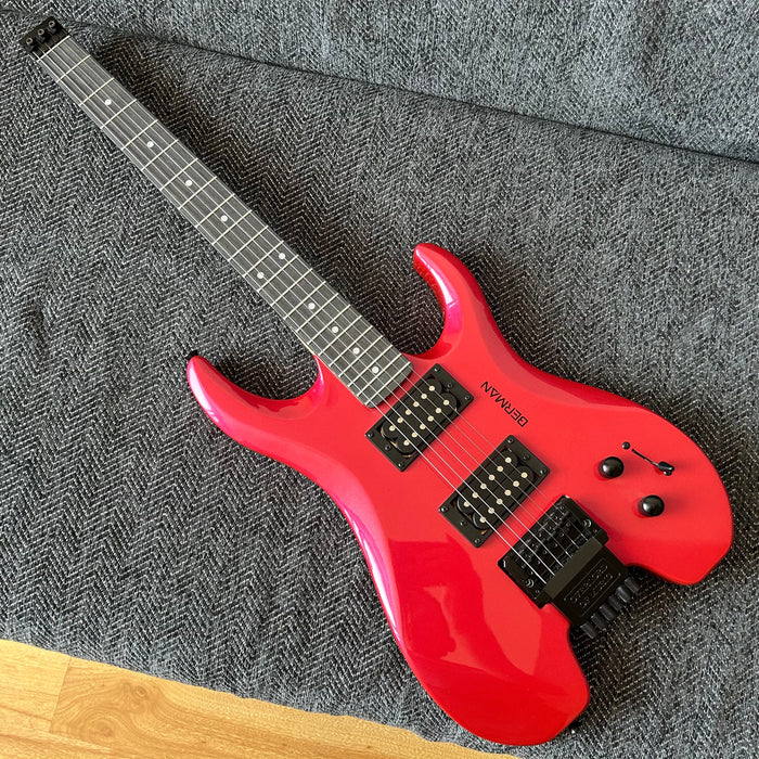 PANGO Music Red Headless Electric Guitar (PMG-003)