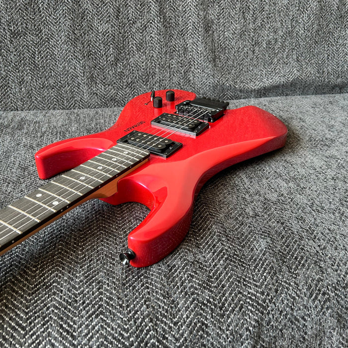 PANGO Music Red Headless Electric Guitar (PMG-003)