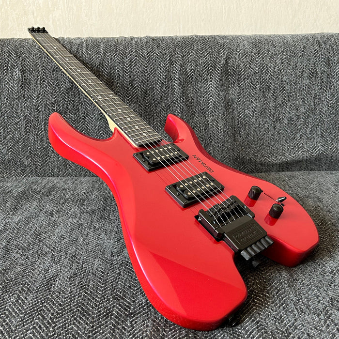 PANGO Music Red Headless Electric Guitar (PMG-003)