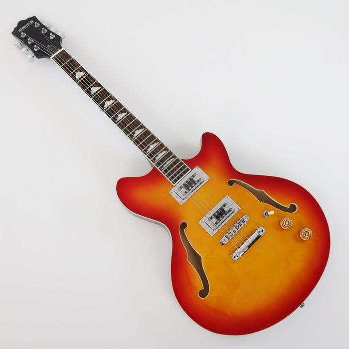 PANGO Music Semi Hollow Body Electric Guitar (PHY-119)