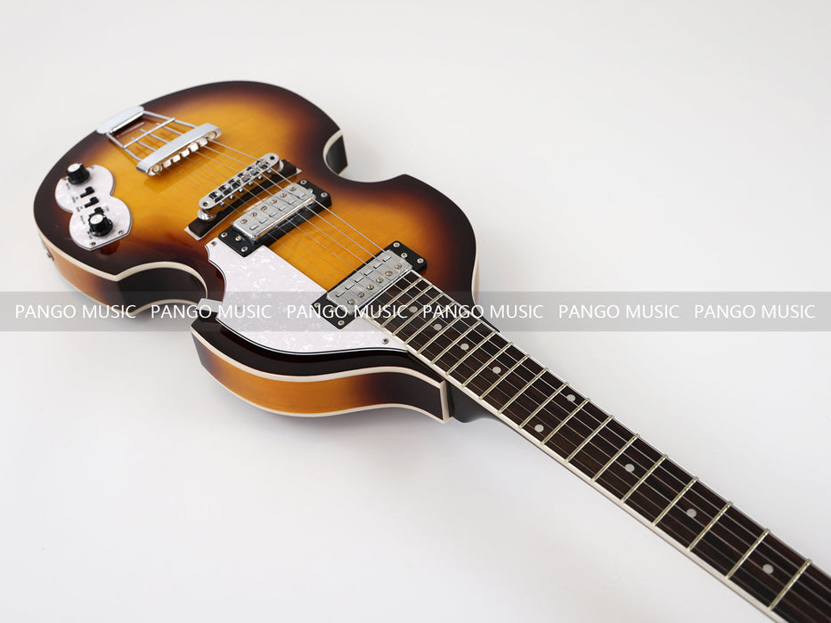 PANGO Music Semi Hollow Body Violin Style Electric Guitar (PHY-105)