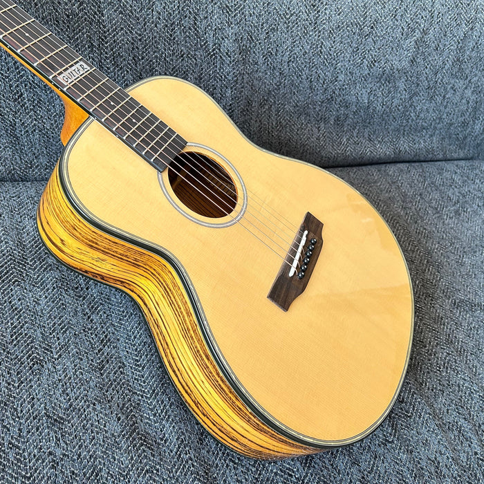 38 Inch Solid Spruce Acoustic Guitar (Shanghai Music Show Sample, JN350)