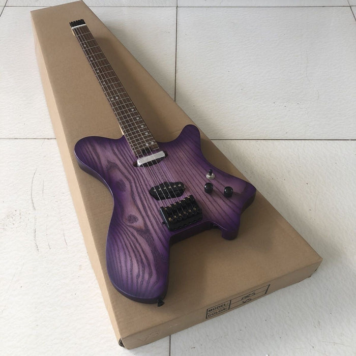 Ash Body Headless Electric Guitar (PHJ-633)