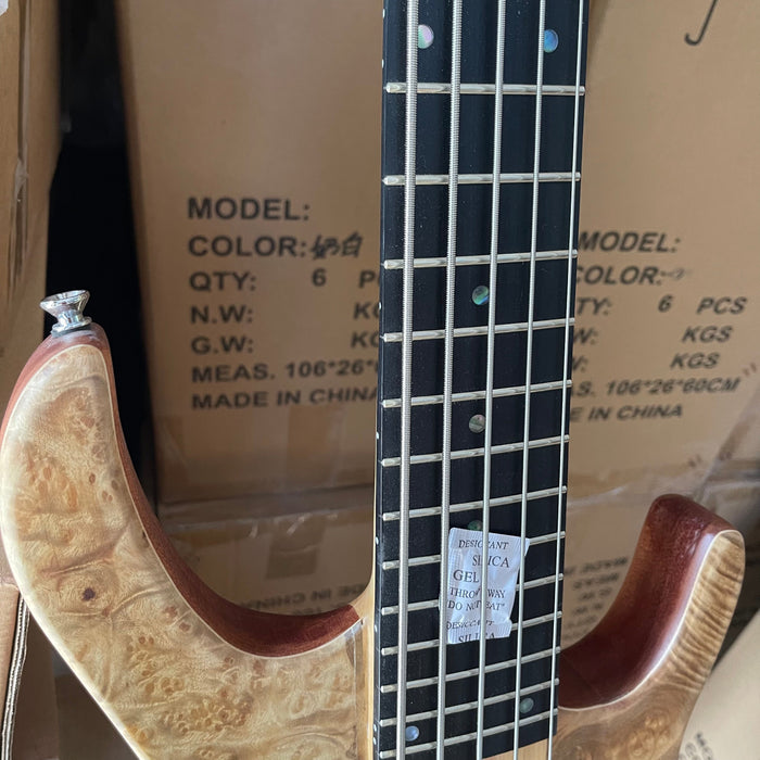 5 Strings Neck Through Electric Bass Guitar (YMZ-193)