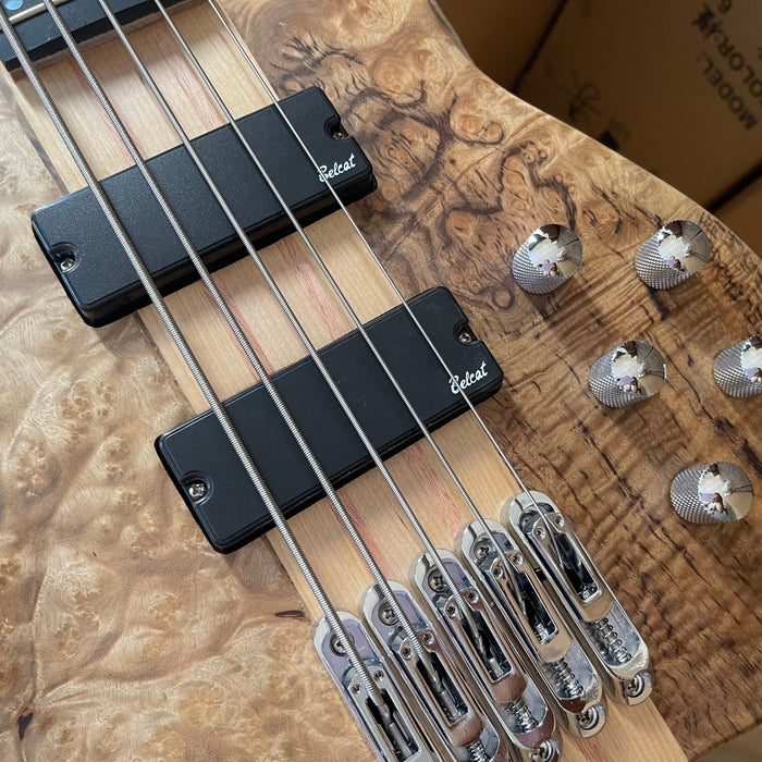 5 Strings Neck Through Electric Bass Guitar (YMZ-193)