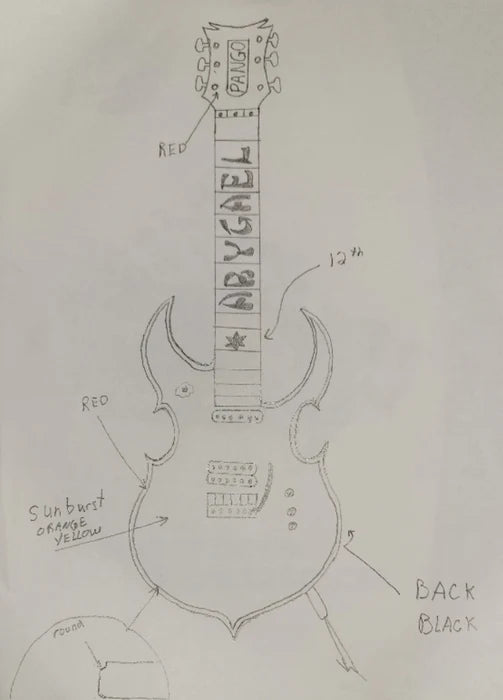 Custom Design Electric Guitar (2024-01-25)