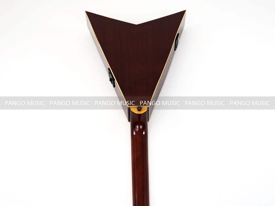 Pango Music 40 Inch Unique V Shape Acoustic Guitar (PVG-589)