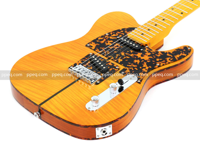 6-String TL Style Electric Guitar with Flamed Maple Veneer (PNY-026)