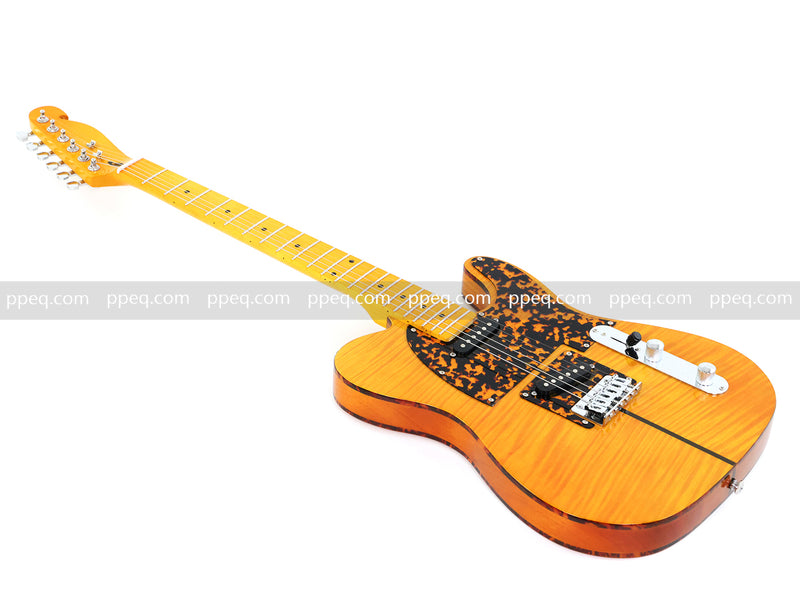 6-String TL Style Electric Guitar with Flamed Maple Veneer (PNY-026)