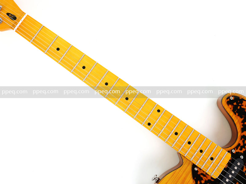 6-String TL Style Electric Guitar with Flamed Maple Veneer (PNY-026)