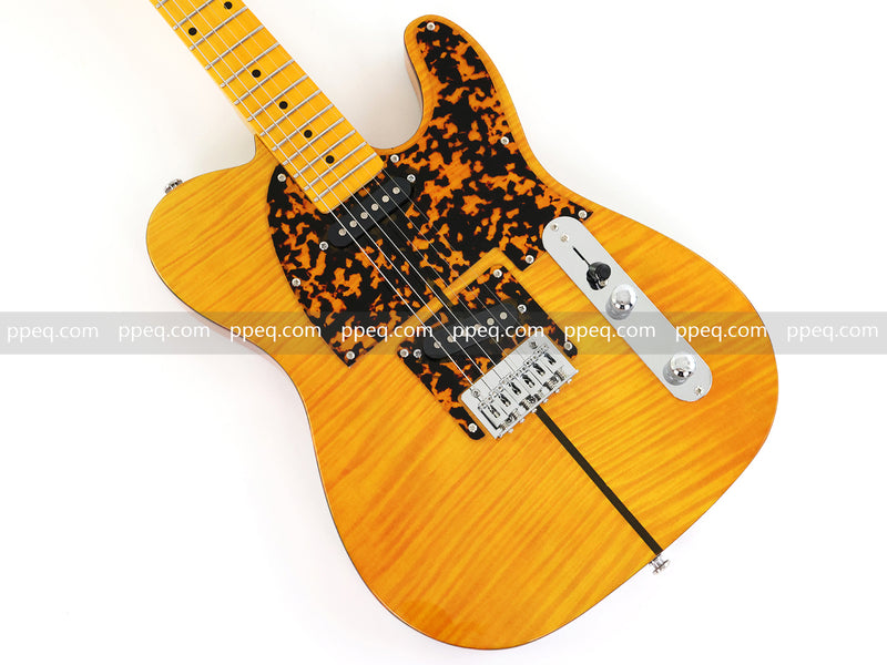 6-String TL Style Electric Guitar with Flamed Maple Veneer (PNY-026)