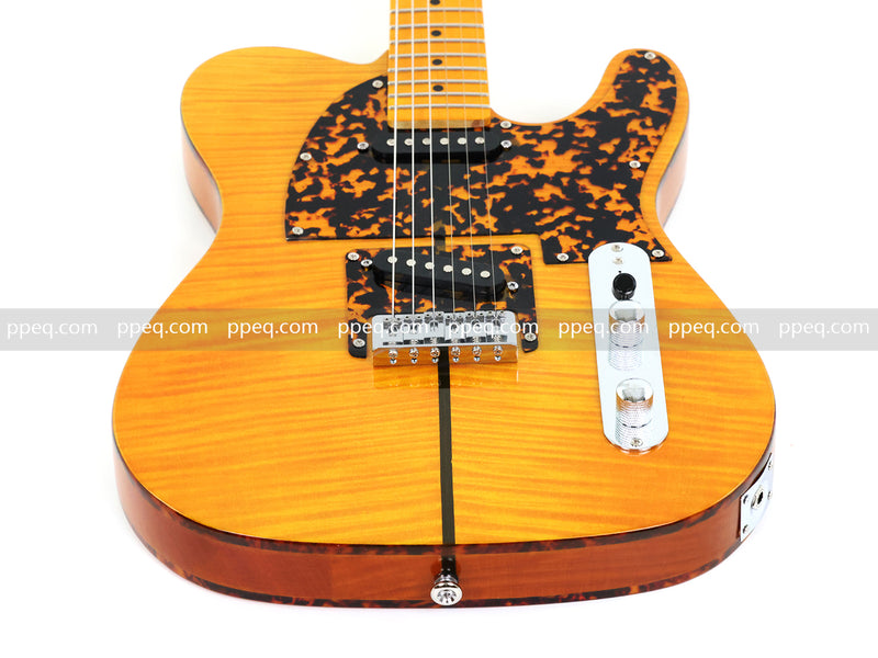 6-String TL Style Electric Guitar with Flamed Maple Veneer (PNY-026)