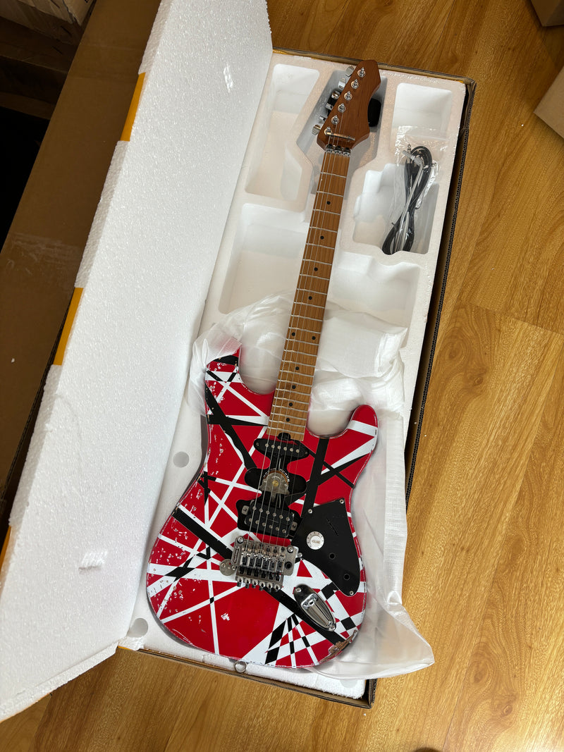 Neo-ST Series Redesigned Relic Electric Guitar (ST-1815, Headstock & Stripe Modified)