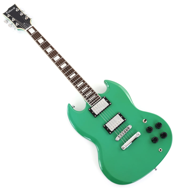 SG-Style Electric Guitar with Gloss Green Finish (HY-2536)