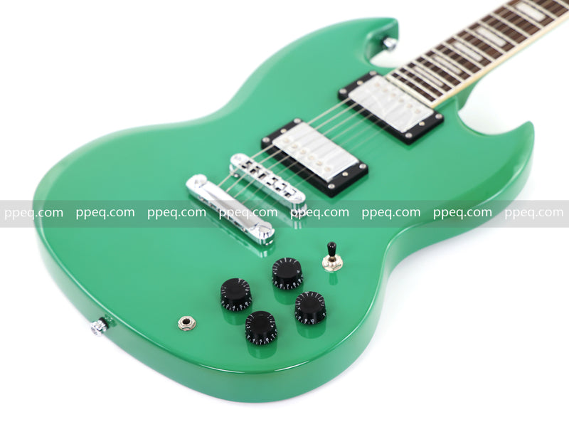 SG-Style Electric Guitar with Gloss Green Finish (HY-2536)
