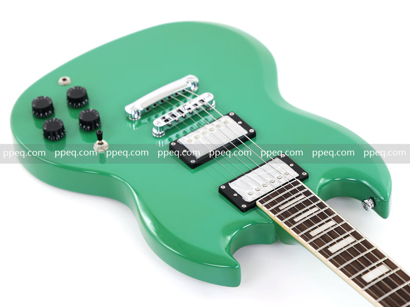 SG-Style Electric Guitar with Gloss Green Finish (HY-2536)