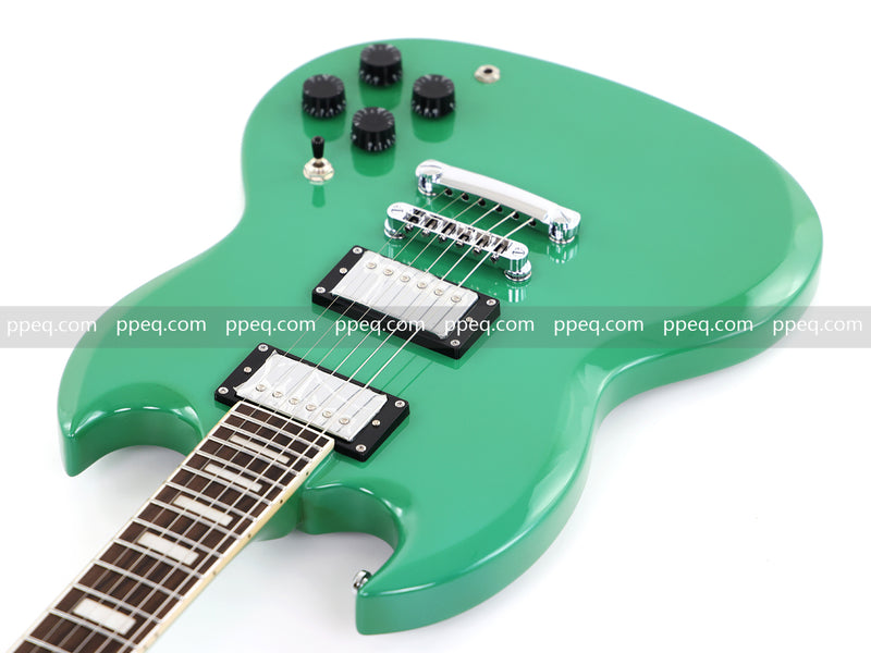 SG-Style Electric Guitar with Gloss Green Finish (HY-2536)