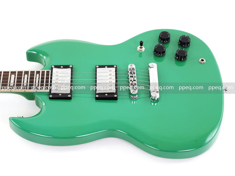 SG-Style Electric Guitar with Gloss Green Finish (HY-2536)