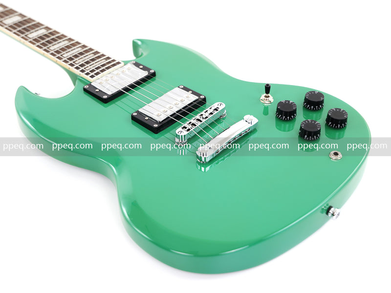 SG-Style Electric Guitar with Gloss Green Finish (HY-2536)