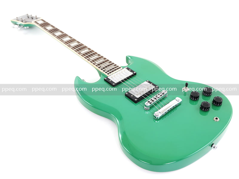 SG-Style Electric Guitar with Gloss Green Finish (HY-2536)