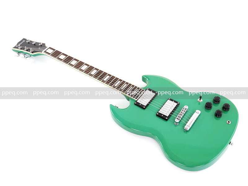 SG-Style Electric Guitar with Gloss Green Finish (HY-2536)