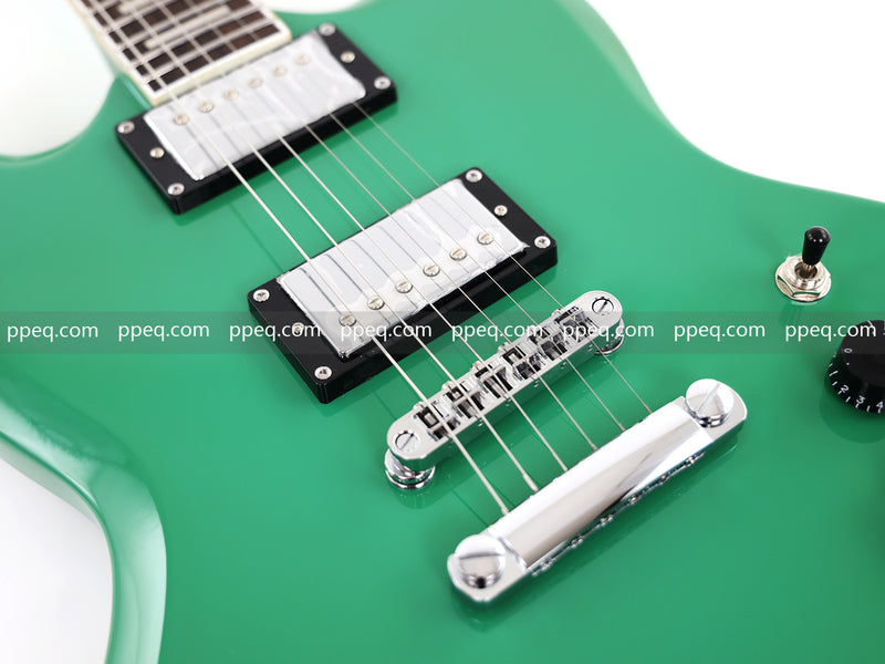 SG-Style Electric Guitar with Gloss Green Finish (HY-2536)