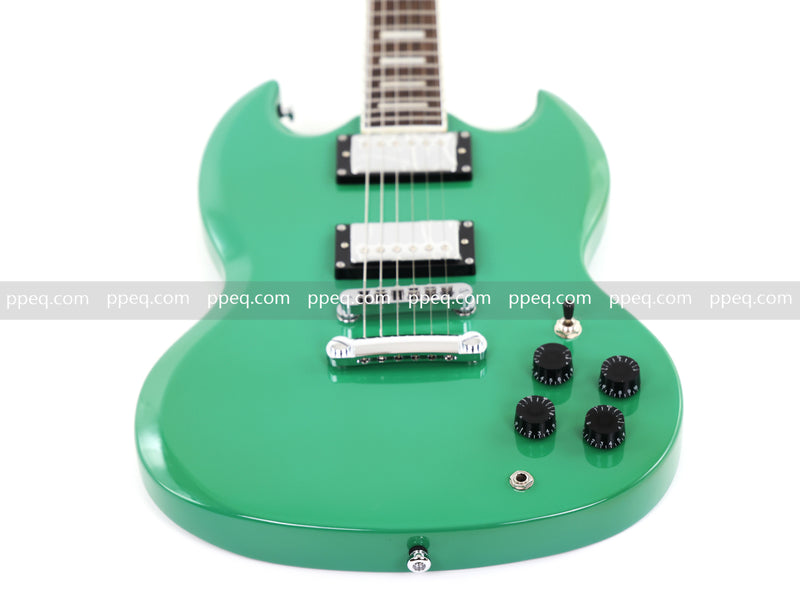SG-Style Electric Guitar with Gloss Green Finish (HY-2536)