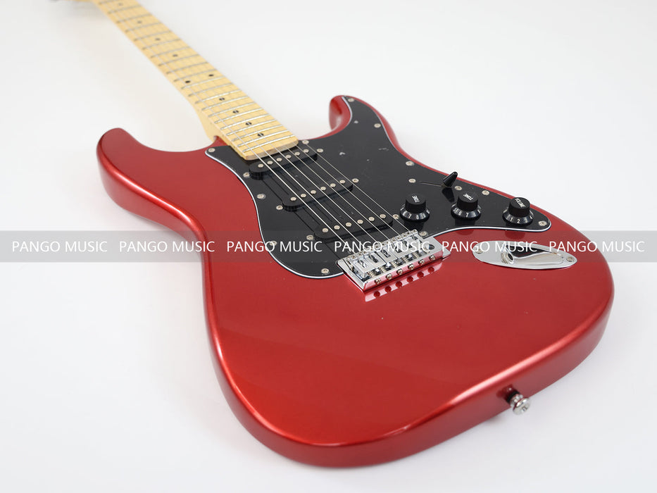 PPEQ ST Style Electric Guitar with Metallic Red Finish (GKS-073)