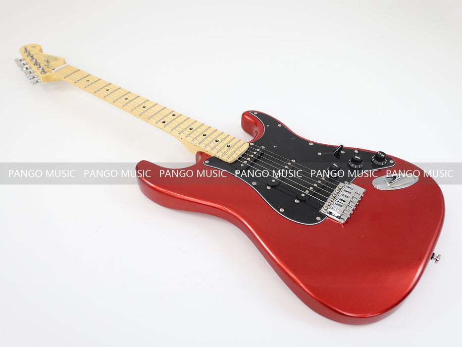 PPEQ ST Style Electric Guitar with Metallic Red Finish (GKS-073)