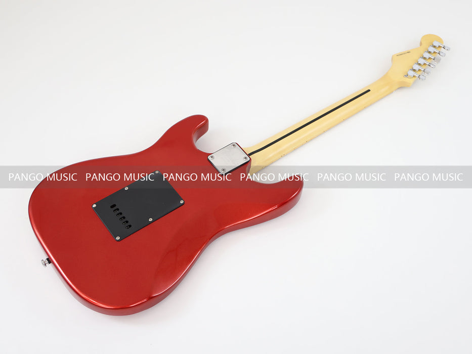 PPEQ ST Style Electric Guitar with Metallic Red Finish (GKS-073)