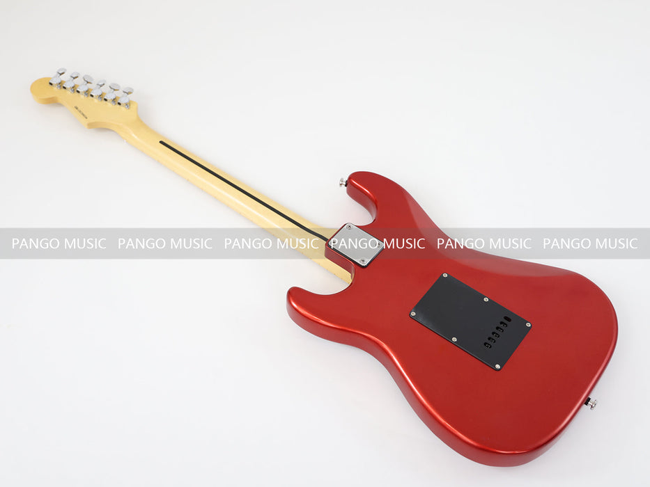 PPEQ ST Style Electric Guitar with Metallic Red Finish (GKS-073)