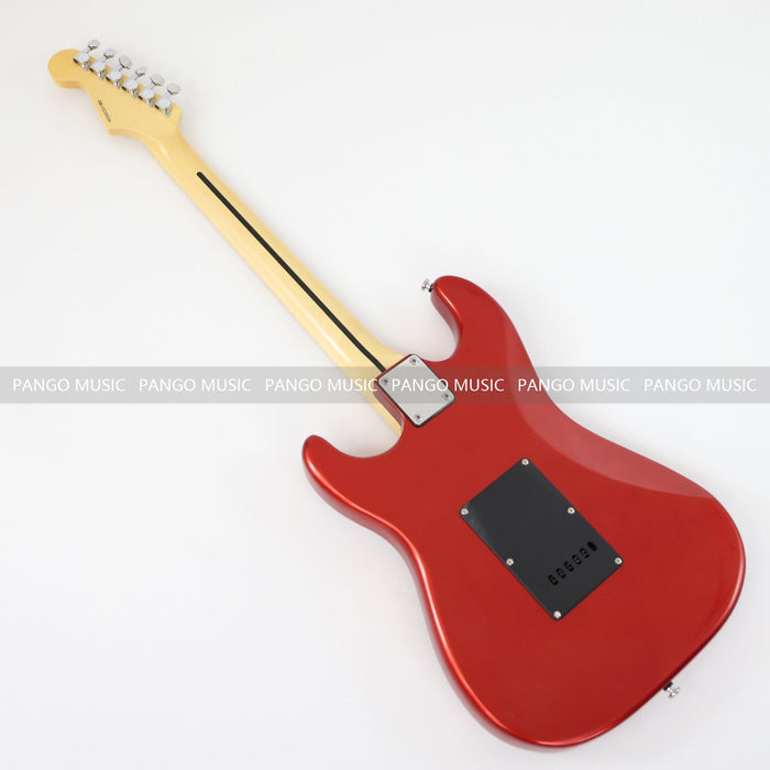 PPEQ ST Style Electric Guitar with Metallic Red Finish (GKS-073)