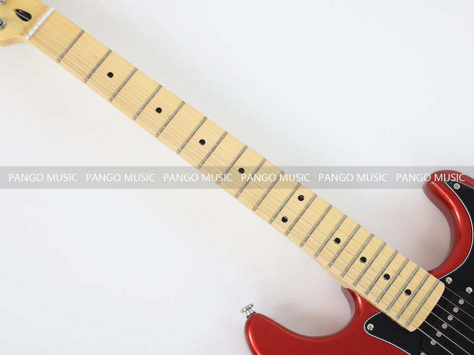 PPEQ ST Style Electric Guitar with Metallic Red Finish (GKS-073)