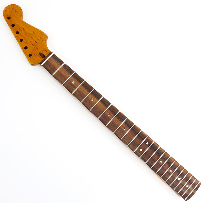 ST Style Roasted Birdeye Maple Electric Guitar Neck (2078)