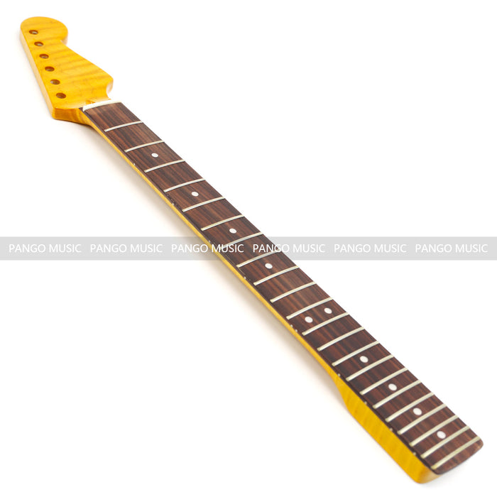 ST Style Top Flamed Maple Electric Guitar Neck (2079)